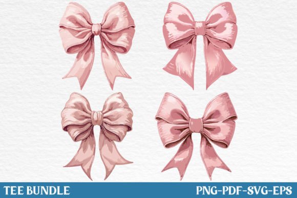 Breast Cancer Bow Sublimation: A Versatile Graphics and Crafts Asset