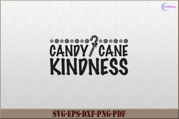 Candy Cane Kindness: A Festive SVG Design