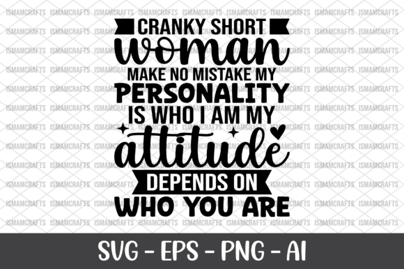 Cranky Short Woman SVG: A Bold Graphics Choice for Crafts