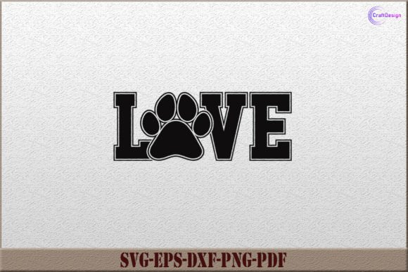 Dog Paws Love SVG: A Must-Have for Graphics and Crafts