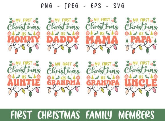 First Merry Christmas Family SVG: A Perfect Graphics Craft