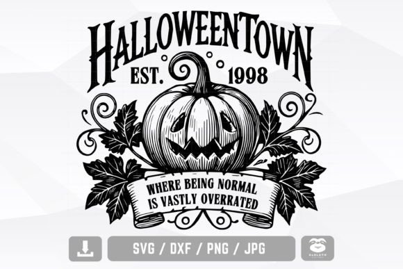Halloweentown 1998 Svg, Fall Pumpkin: A Craft and Graphics Essential