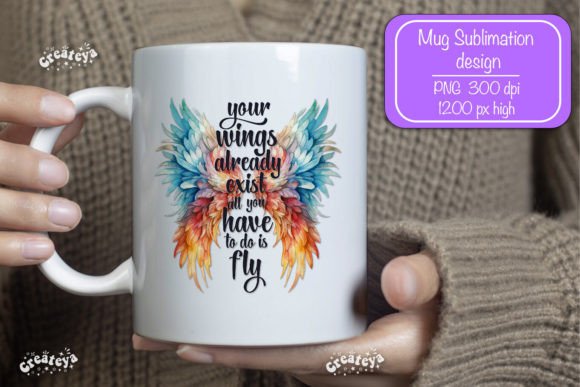 Inspirational Motivation Mug for Crafts and Graphics
