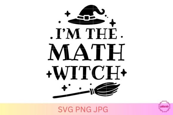 Math Halloween Witch SVG: A Spooky and Smart Design