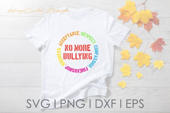No More Bullying Svg Png Design for Creative Graphics and Crafts