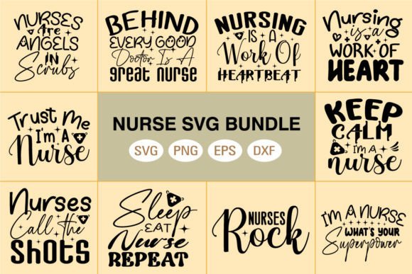 Nurse Svg Bundle: A Versatile Graphic for Local Crafts