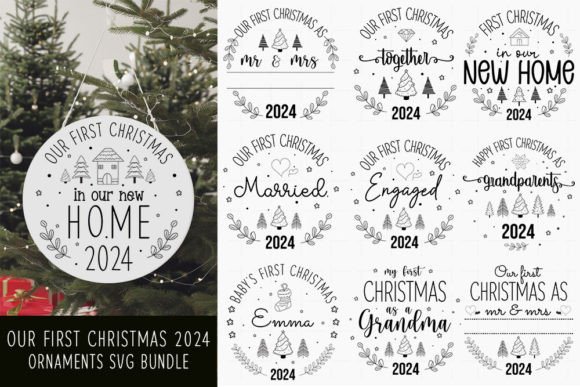 Our First Christmas 2024 SVG Bundle: A Graphics Essential for Crafts