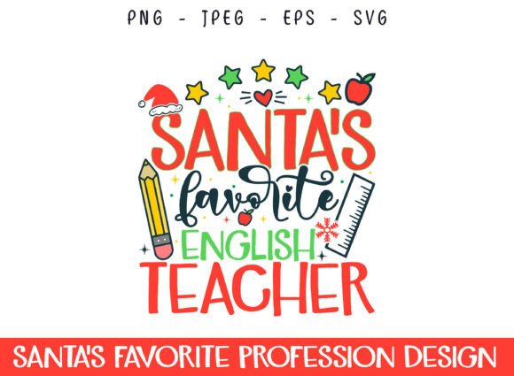 Review: Santa's Favorite English Teacher SVG
