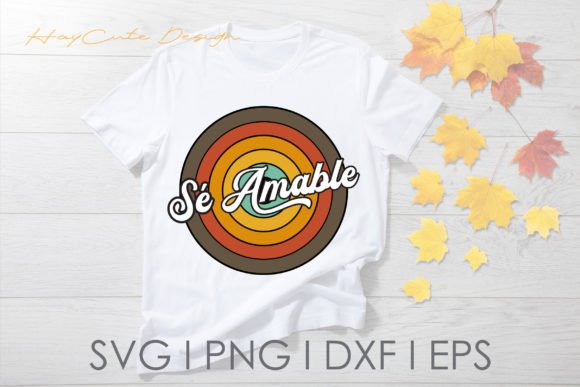 Se Amable Svg Png Retro Design for Modern Crafts